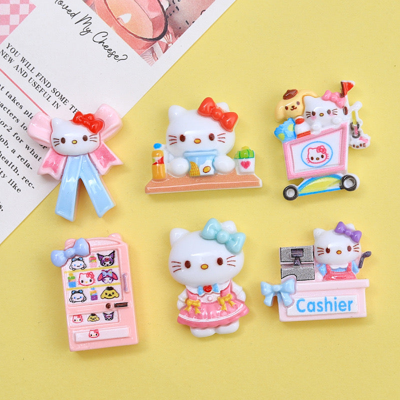 Kitty Shopping Time Charms