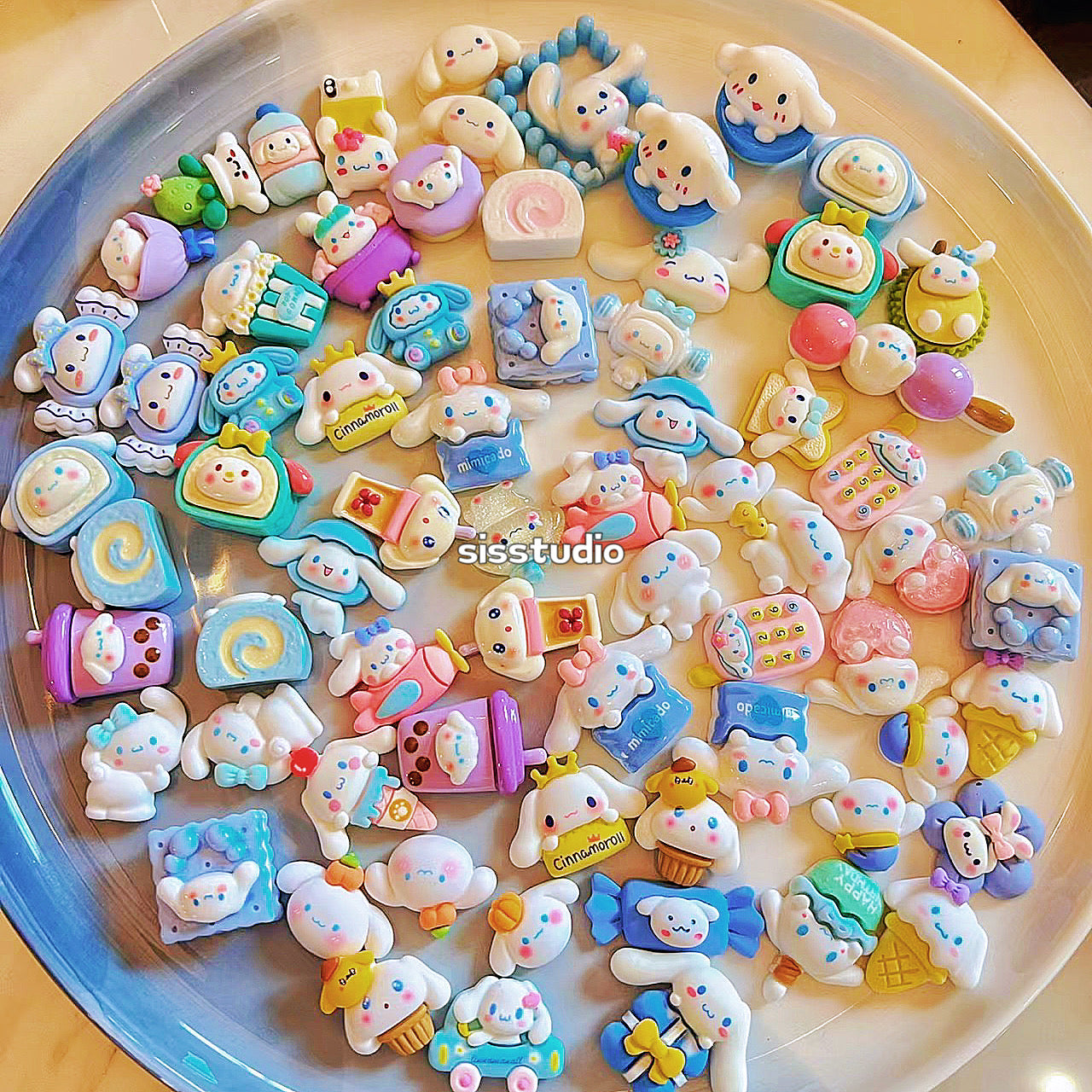 Cinnamonroll Mixed Charms For Diy Craft