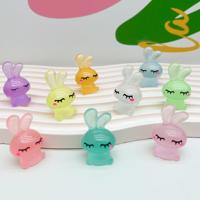 Luminous Cartoon Rabbit Charms