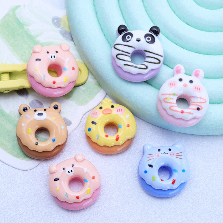 Animal Doughnut Charms