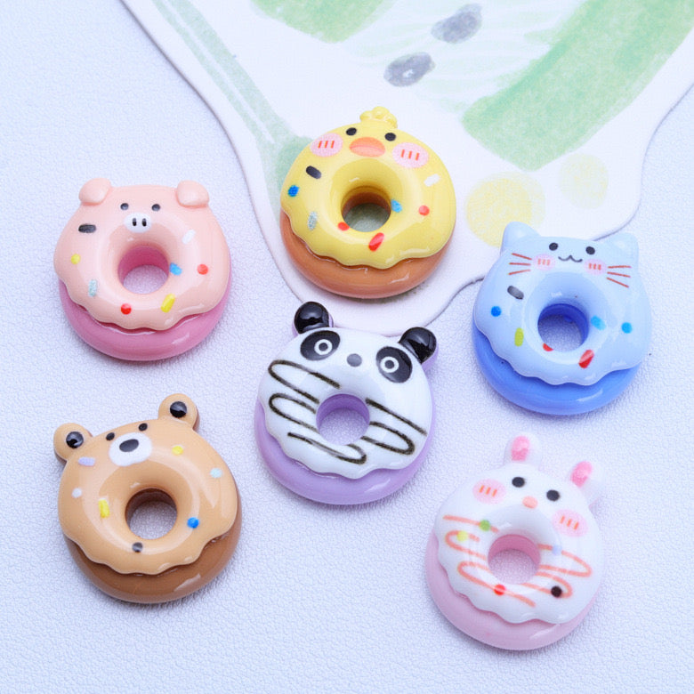 Animal Doughnut Charms