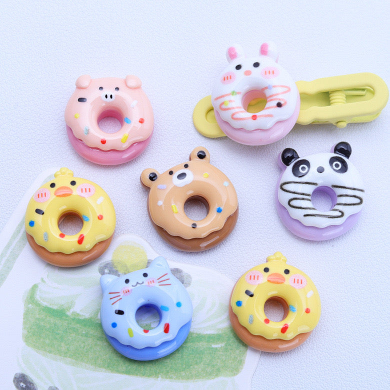 Animal Doughnut Charms