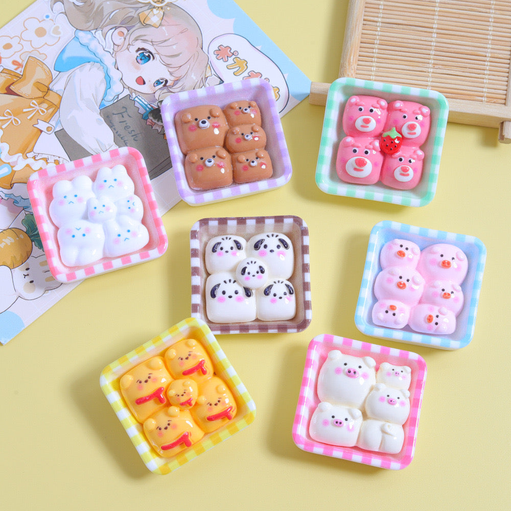 Cute Cartoon Bread Charms