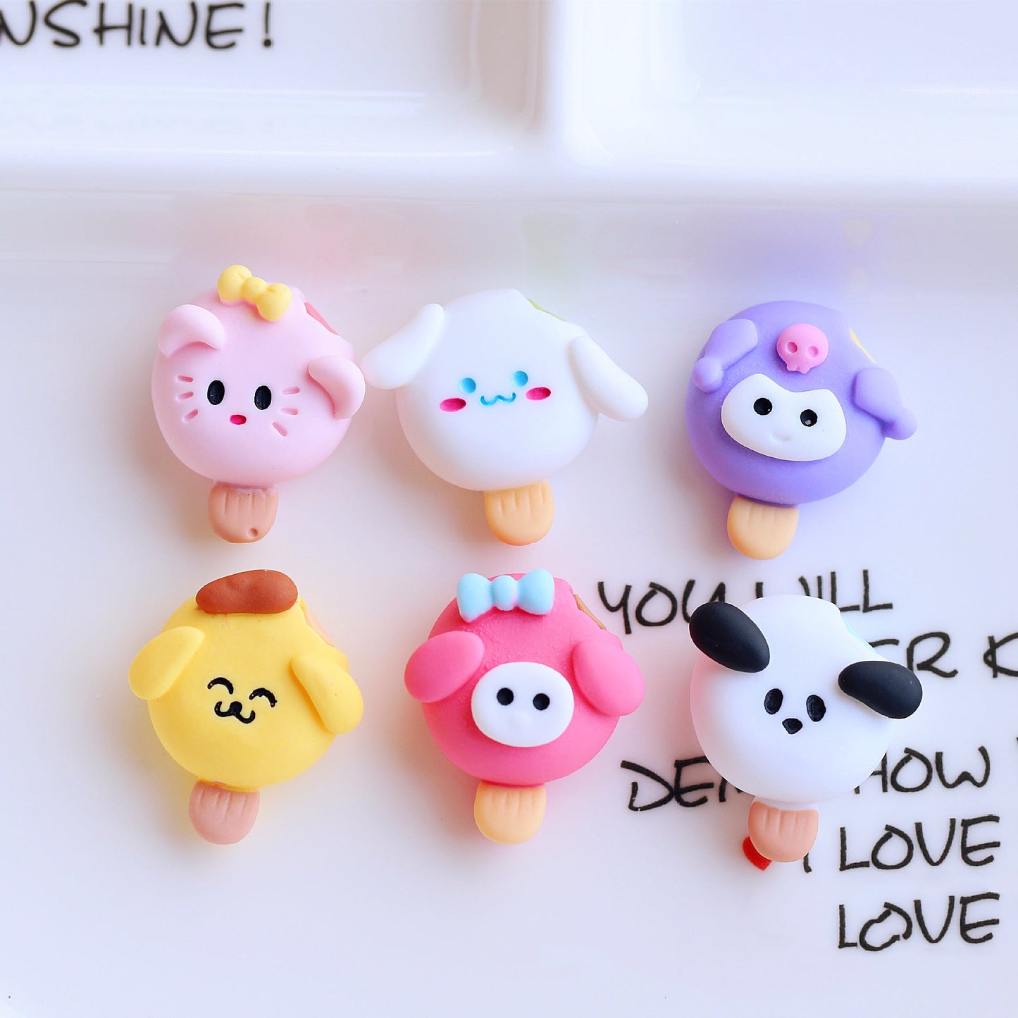 Cartoon Popsicle Charms