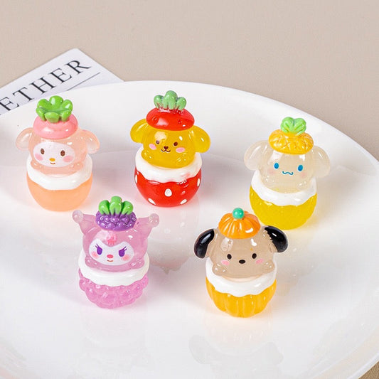 Luminous Sanrio Fruit Charms