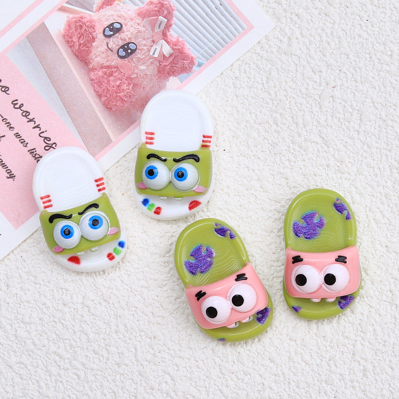 Big Eyes Slipper Charms