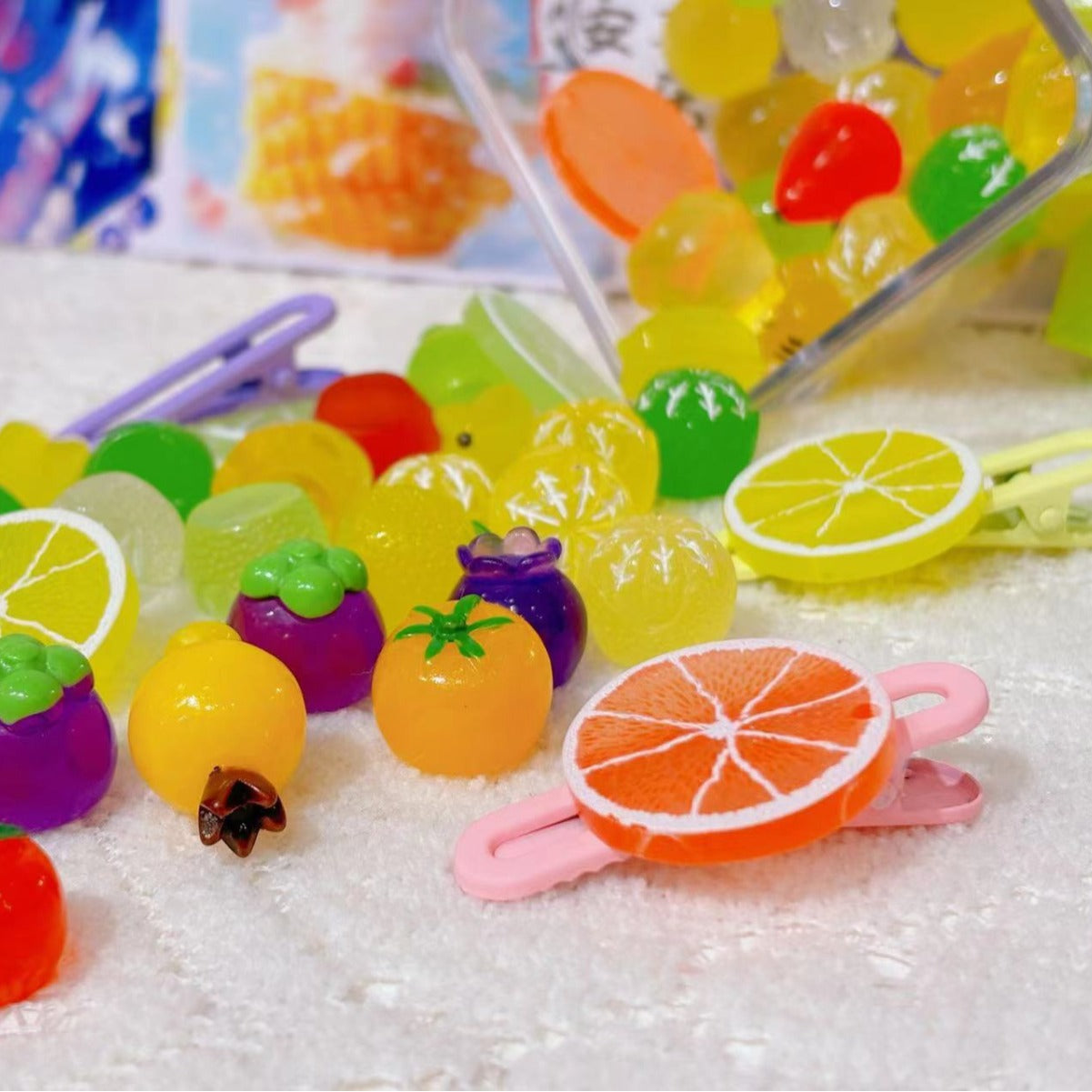 20Pcs/ Luminous fruit DIY accessory ornaments