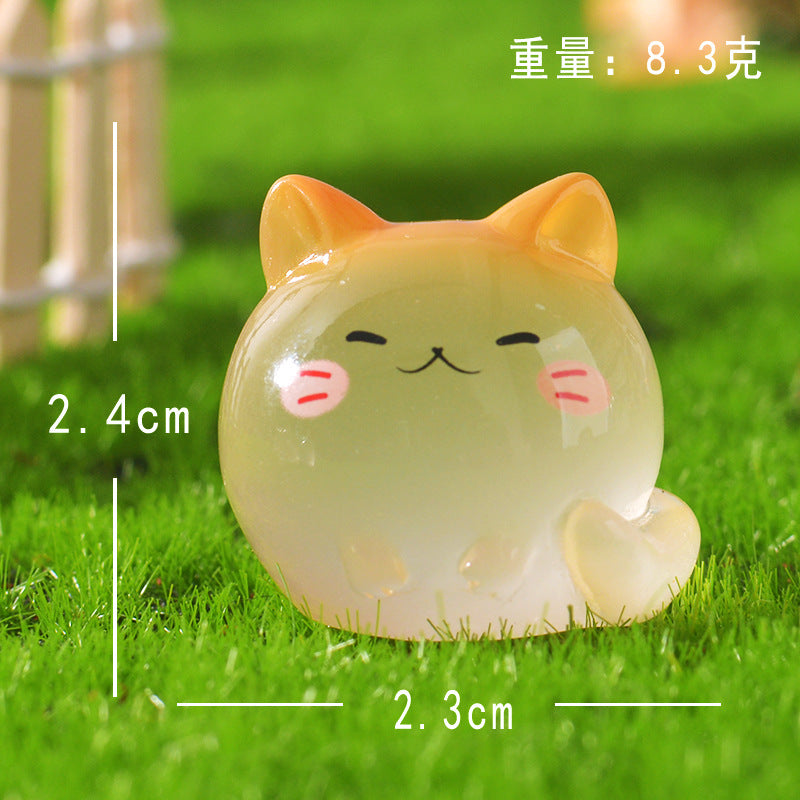 Luminous kitten cartoon DIY accessories