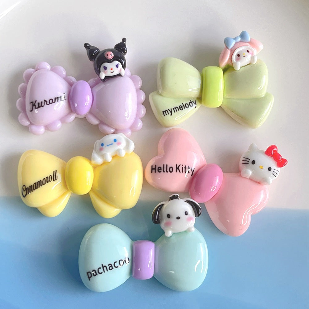 10 PCS Large Cartoon Resin Charms