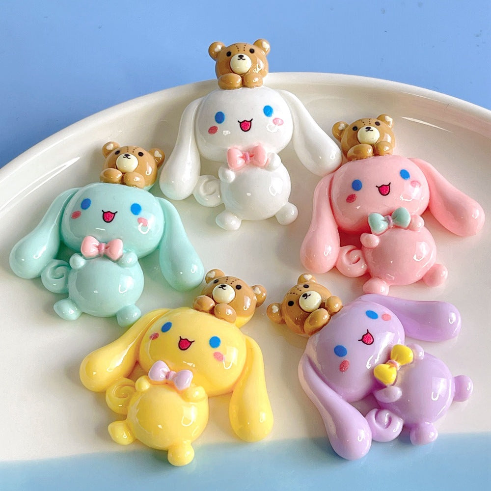 10 PCS Large Cartoon Resin Charms