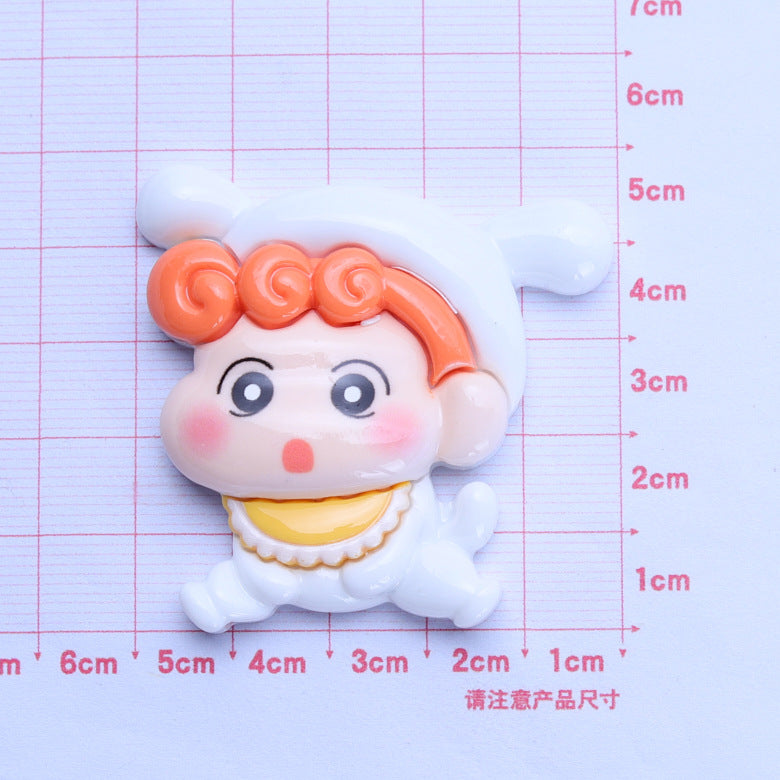 10 PCS Large Cartoon Resin Charms