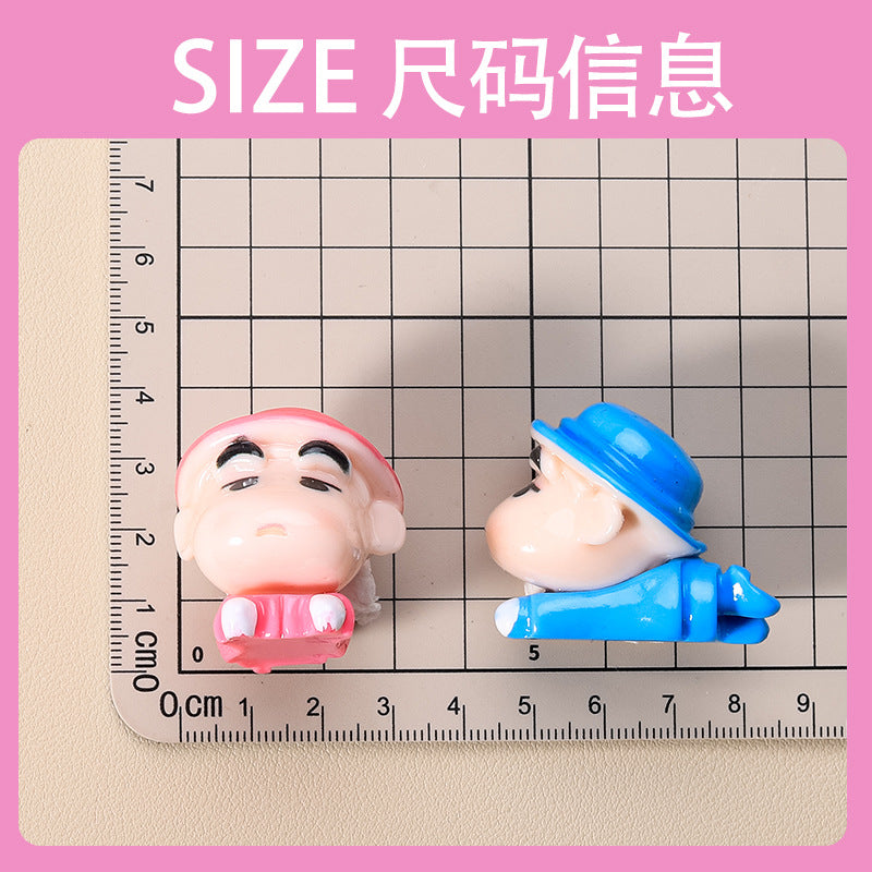 10 PCS Cartoon Resin Charms