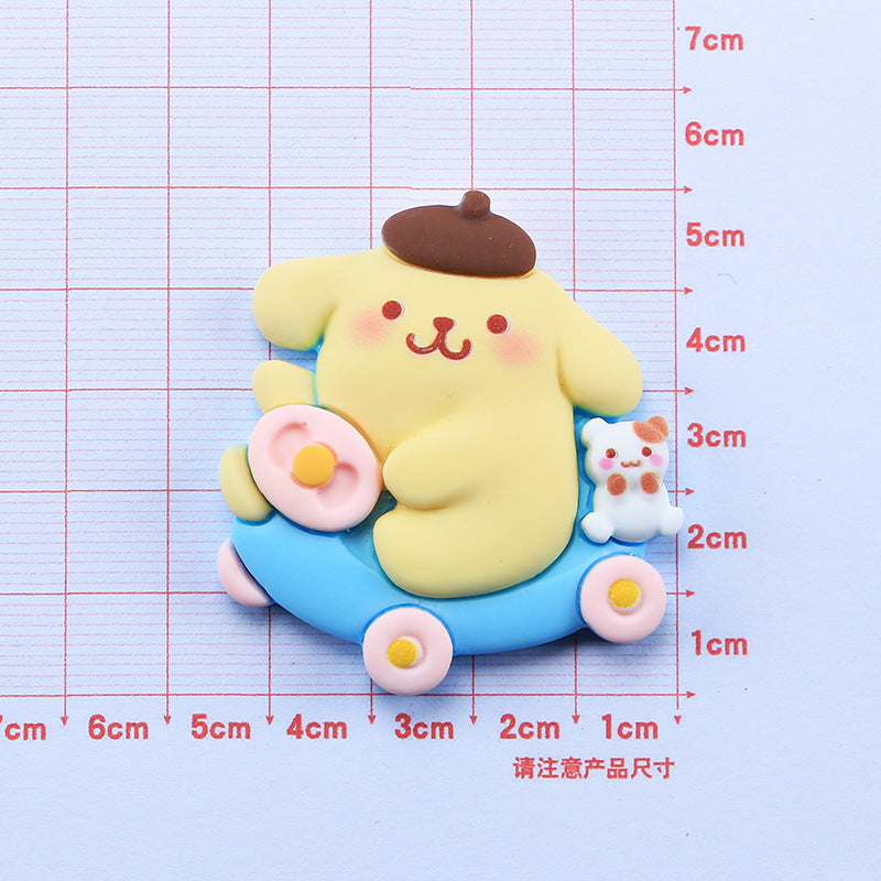 10 PCS Large Cartoon Resin Charms