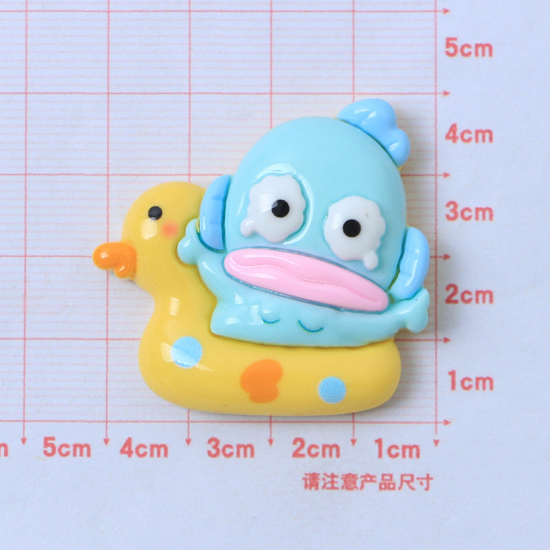 10 PCS Large Cartoon Resin Charms