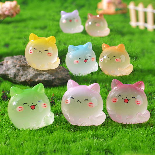 Luminous kitten cartoon DIY accessories