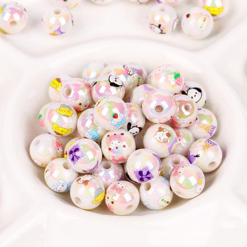 Cute Cartoon Round Beads