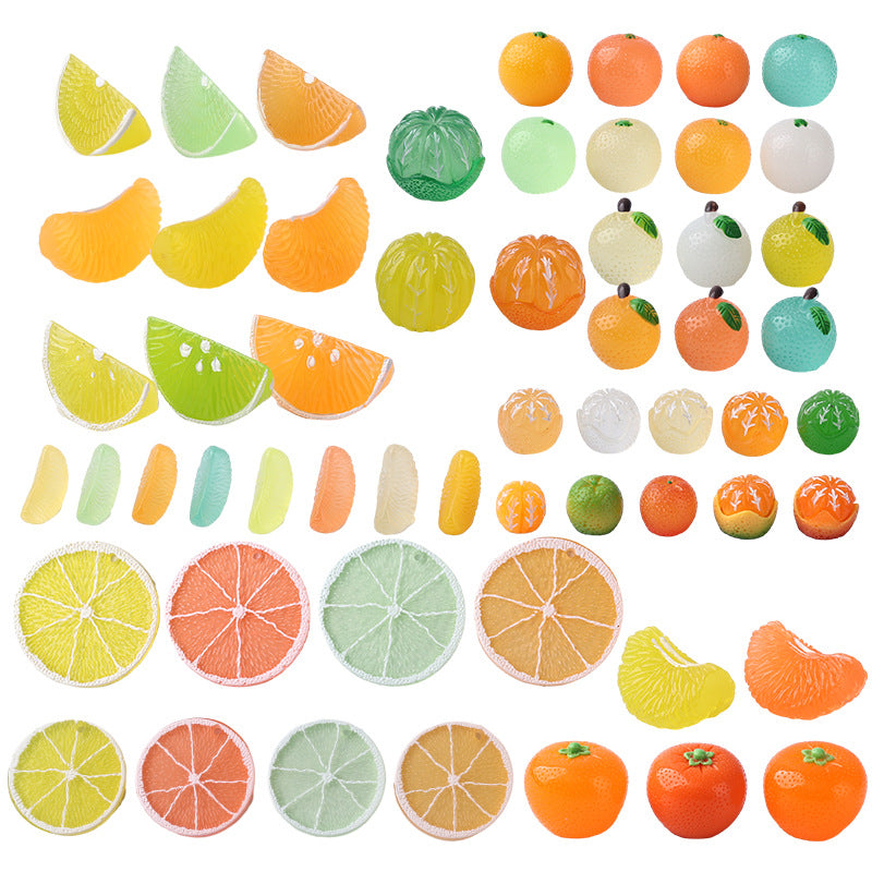 20pcs Luminous fruit diy parts