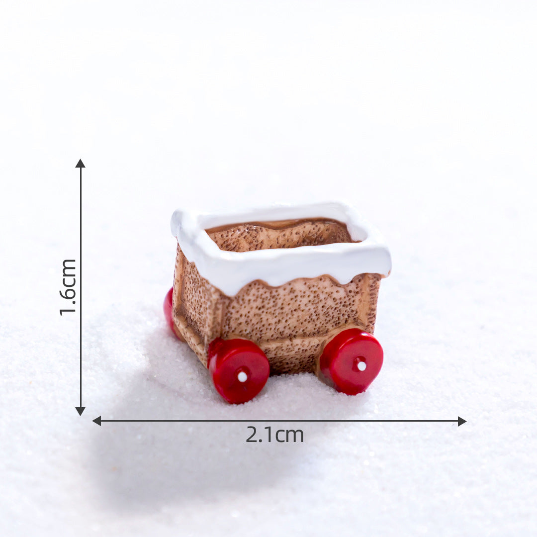 Micro Landscape Christmas Gingerbread Man DIY Ornament Accessories Mini Knickknacks