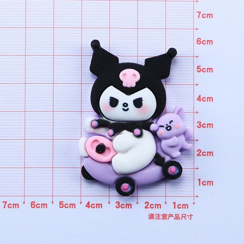 10 PCS Large Cartoon Resin Charms