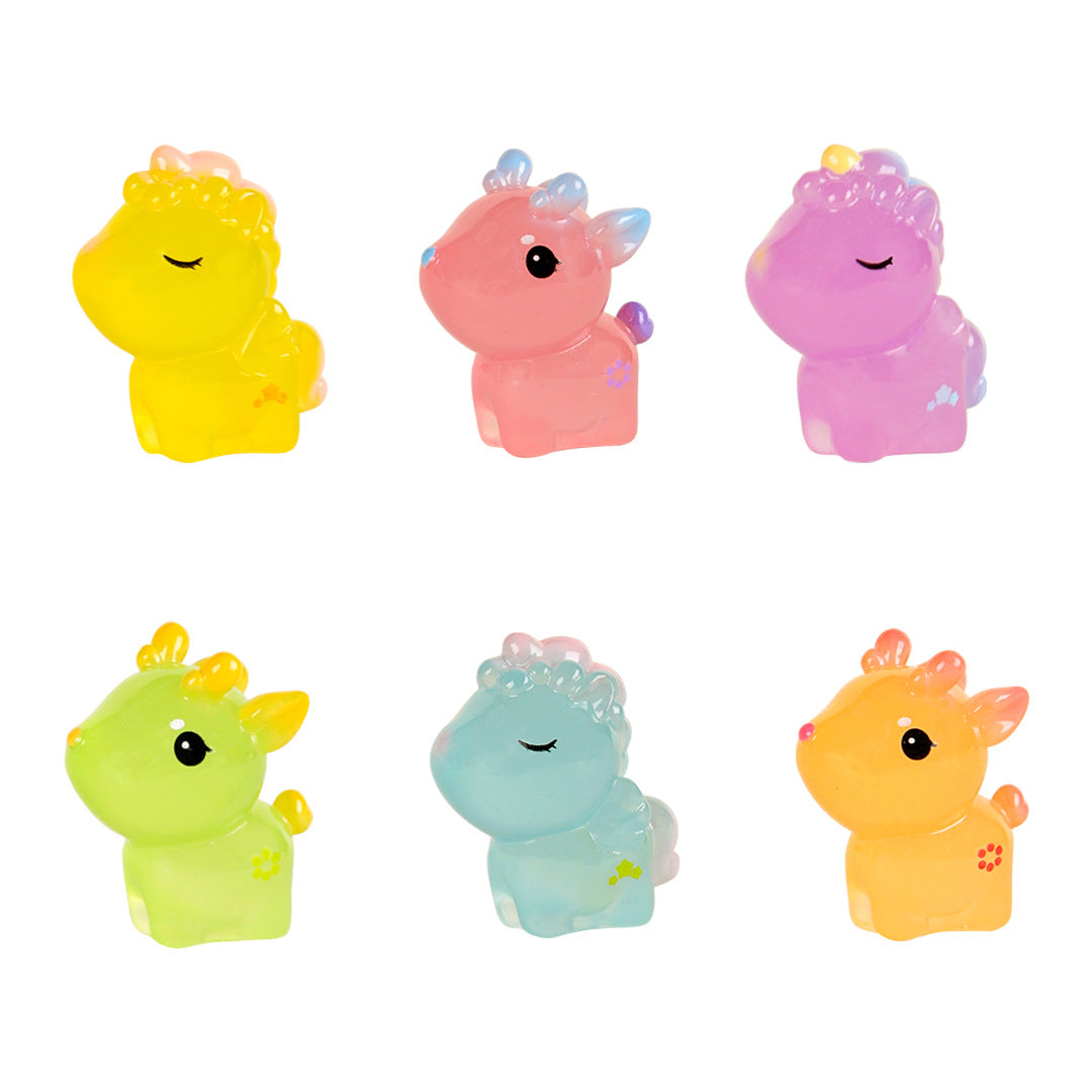 20Pcs/Creative Cute Luminous Dream Unicorn