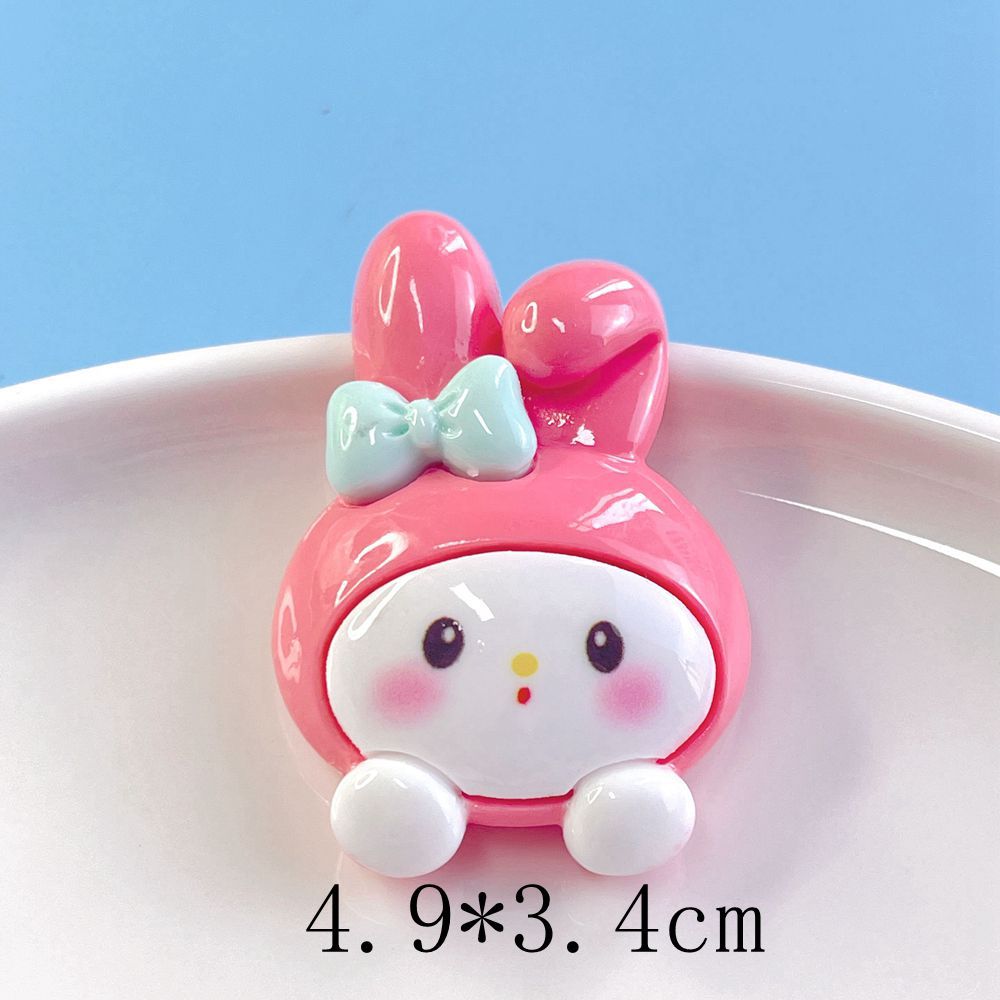 10 PCS Large Cartoon Resin Charms