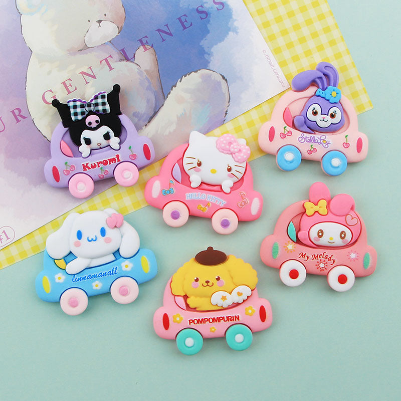 10 PCS Large Cartoon Resin Charms