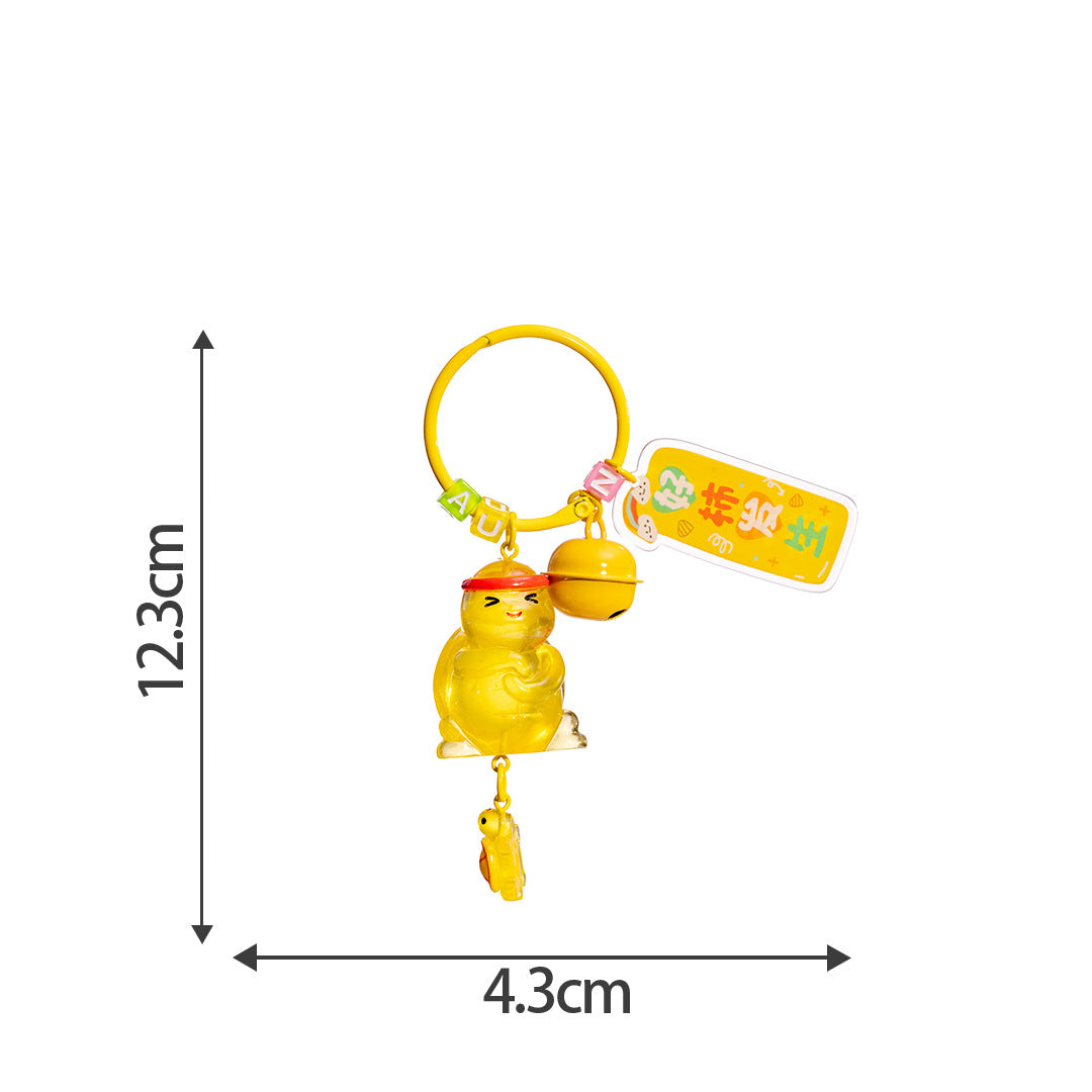 1pcs Turtle luminous keychain pendant DIY