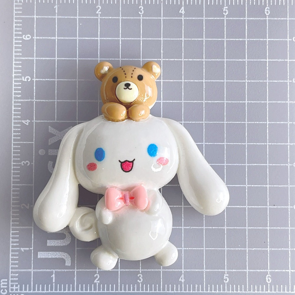 10 PCS Large Cartoon Resin Charms