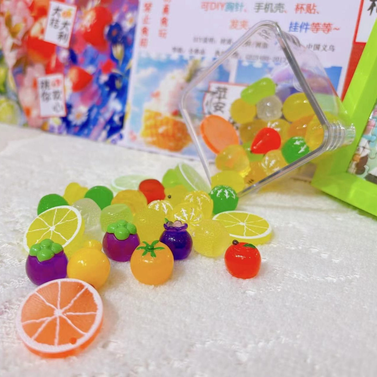 20Pcs/ Luminous fruit DIY accessory ornaments