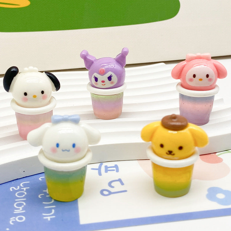 30pcs Cartoon cone cup DIY