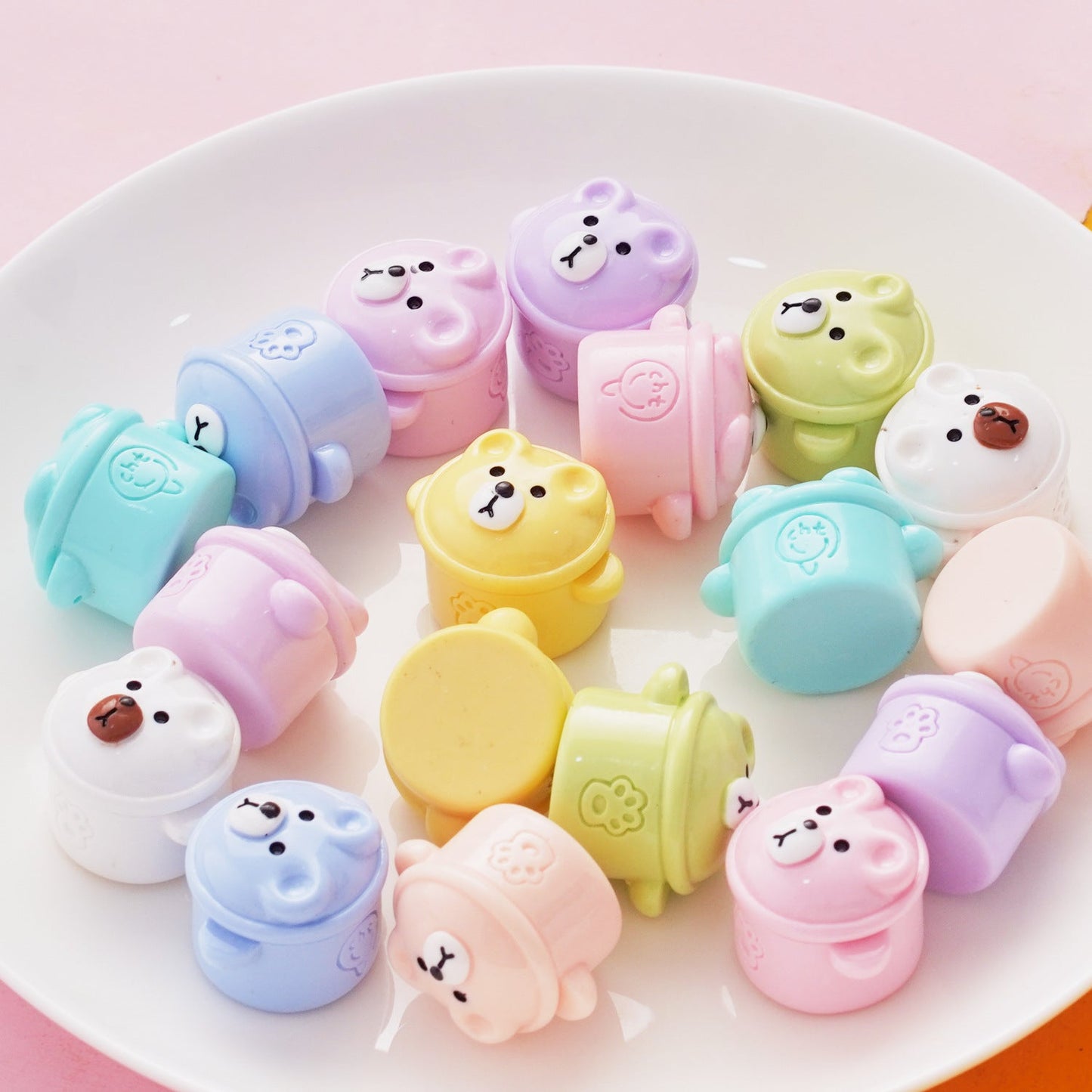 10 PCS Cartoon Resin Charms for DIY Crafts