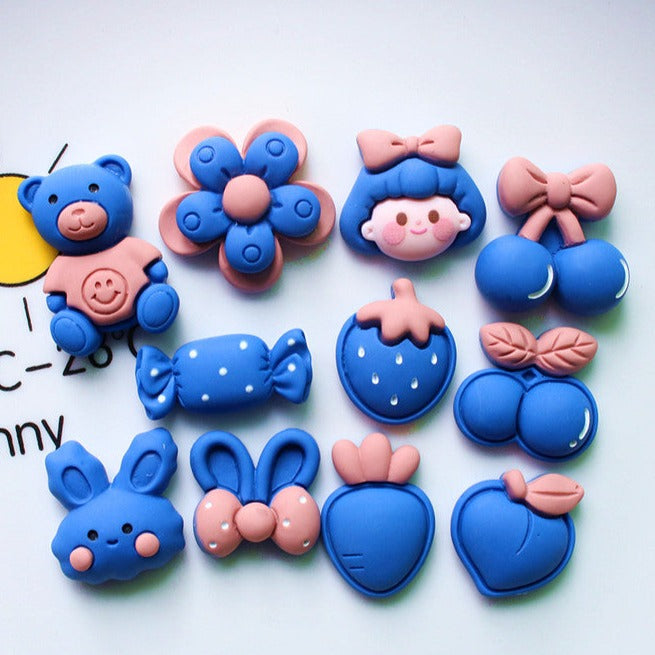 10 PCS Kawaii Miniatures|Resin Charms for DIY Crafts