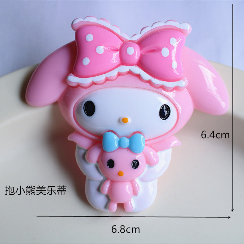 10 PCS Large Cartoon Resin Charms