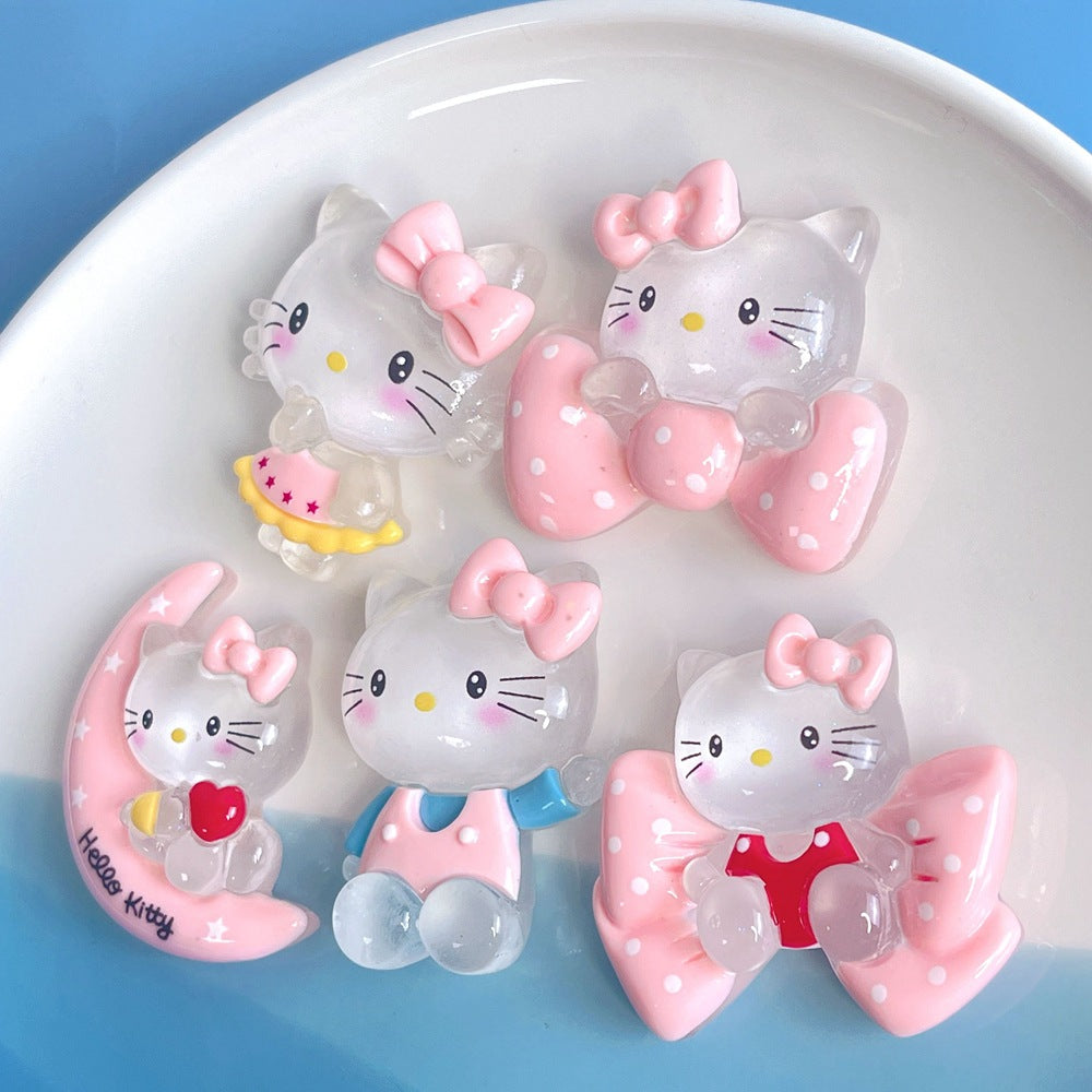 10 PCS Large Cartoon Resin Charms