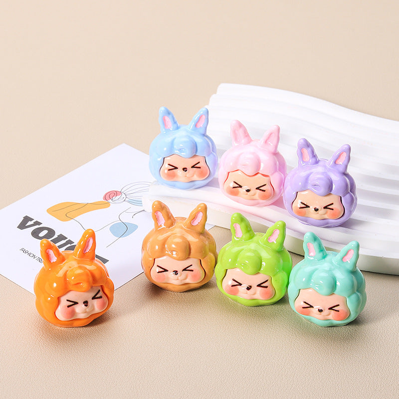 10 PCS Cartoon Resin Charms