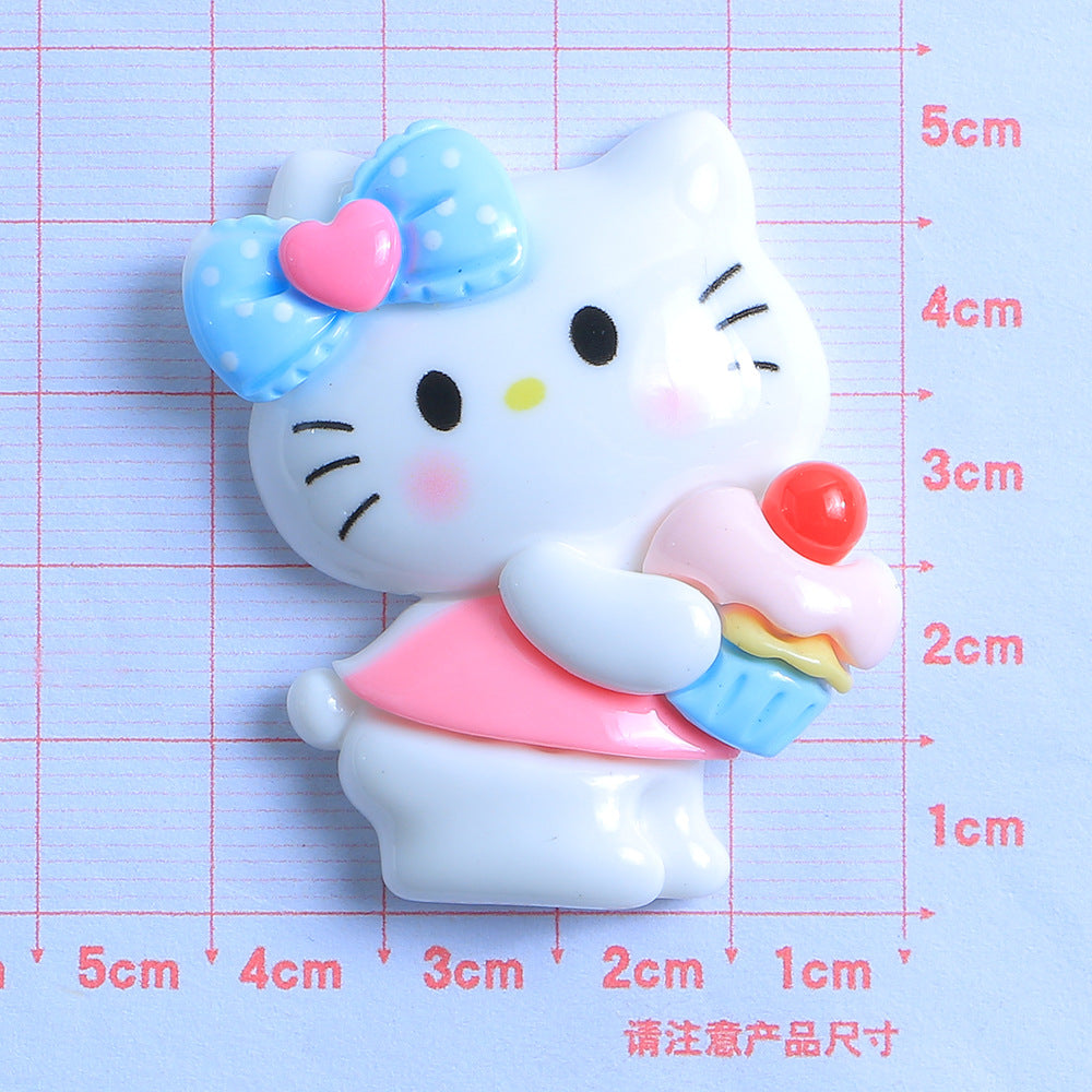 10 PCS Large Cartoon Resin Charms