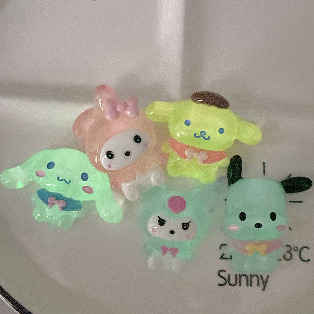 10 PCS Large Cartoon Resin Charms