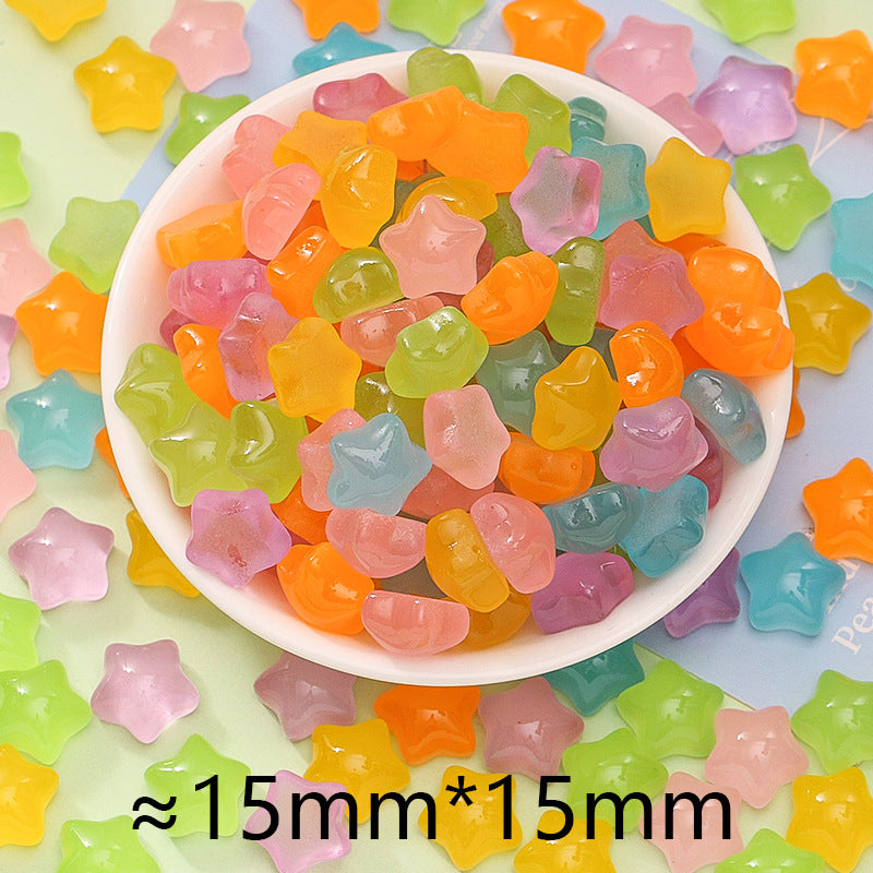 20pcs Luminous transparent sunflower resin DIY