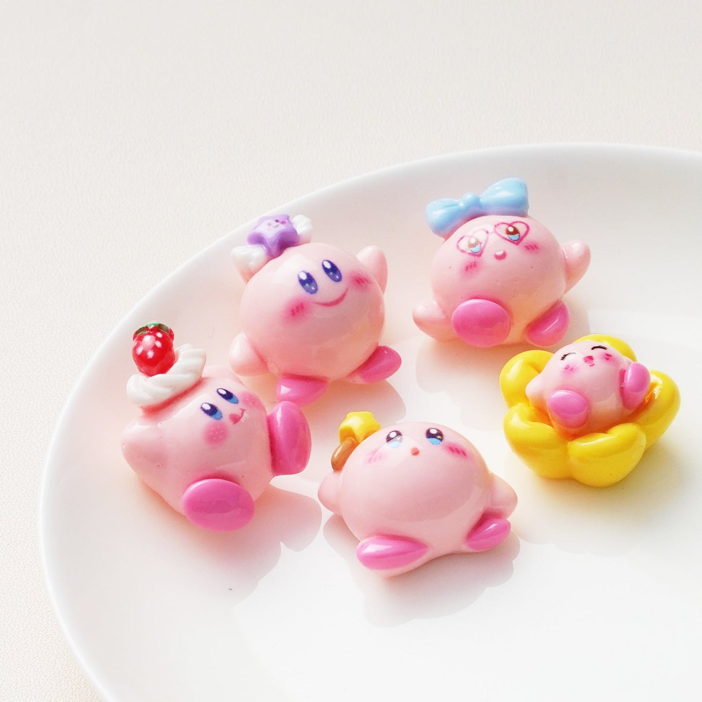 10 PCS Cartoon Resin Charms for DIY Crafts