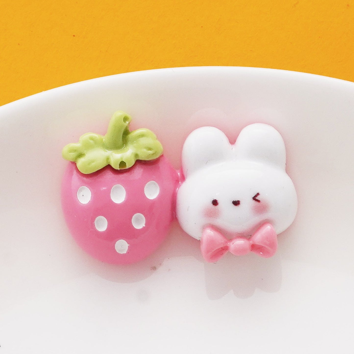 10 PCS Cartoon Resin Charms for DIY Crafts