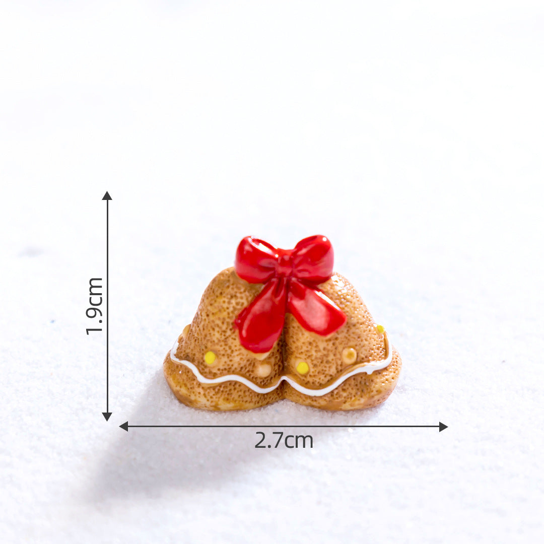 Micro Landscape Christmas Gingerbread Man DIY Ornament Accessories Mini Knickknacks