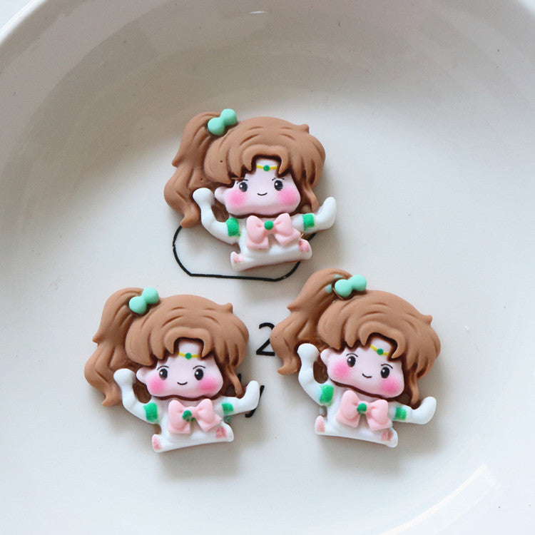 10 PCS Kawaii Miniatures|Resin Charms for DIY Crafts