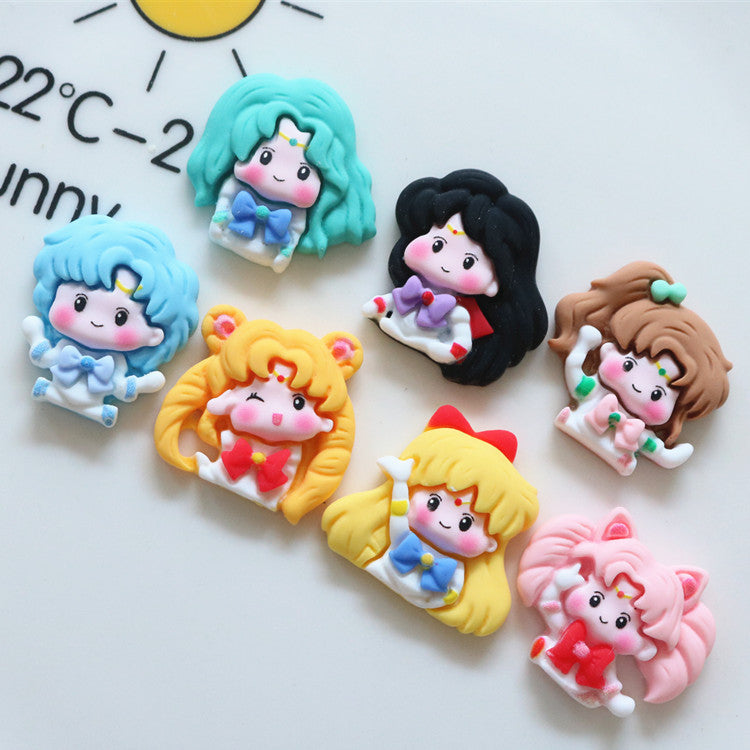 10 PCS Kawaii Miniatures|Resin Charms for DIY Crafts