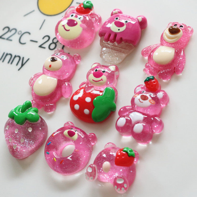 10 PCS Kawaii Miniatures|Resin Charms for DIY Crafts