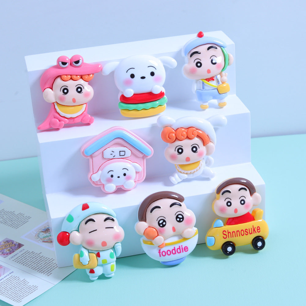 10 PCS Large Cartoon Resin Charms