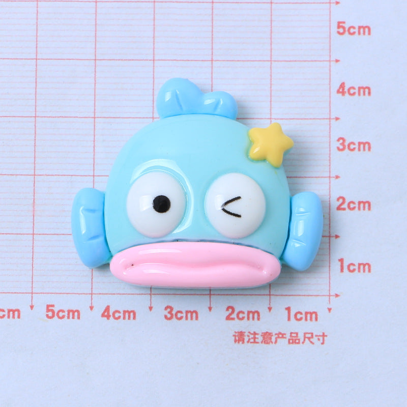 10 PCS Large Cartoon Resin Charms