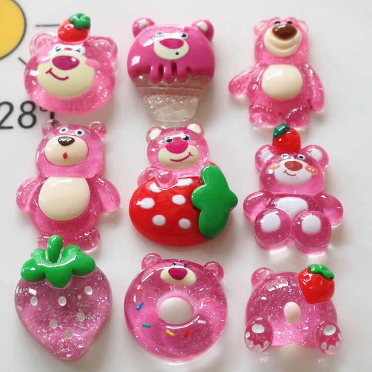 10 PCS Kawaii Miniatures|Resin Charms for DIY Crafts