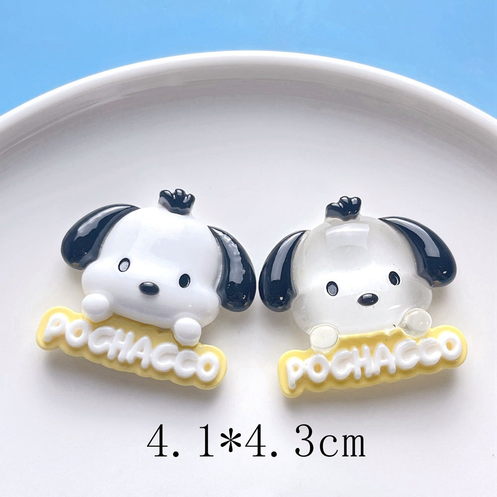 10 PCS Large Cartoon Resin Charms