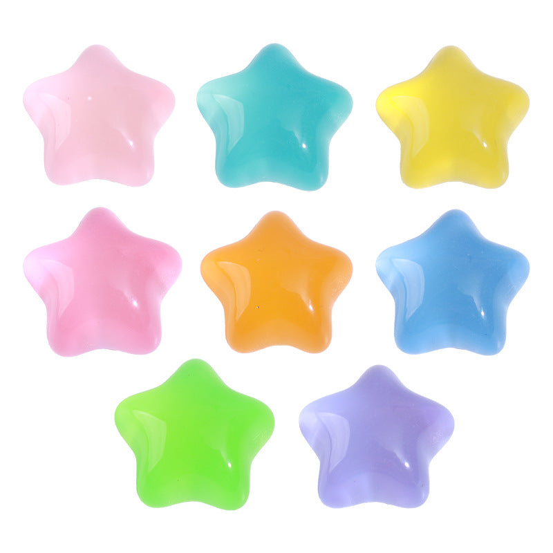 15pcs/Star Pendant Pendant Luminous Small Ornament Accessories