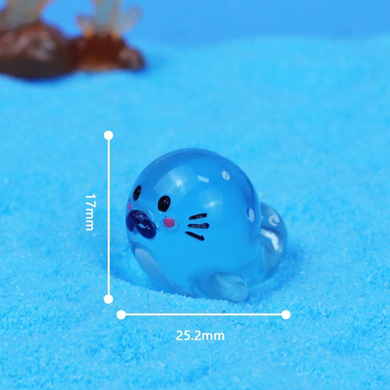 20pcs /Luminous Mini Marine Animal Ornament